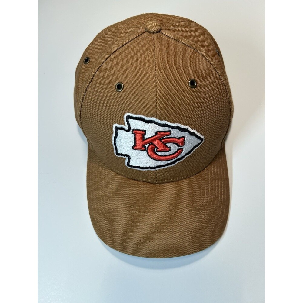 Kansas City Chiefs Men’s Carhartt 47 Brand Hitch Hat Brown Canvas NFL Football